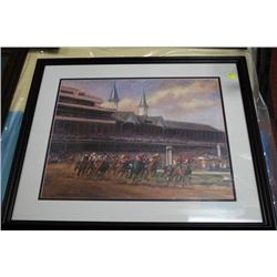 ESTATE FRAMED HORSE PRINT