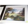 Image 1 : ESTATE FRAMED COTTAGE SCENE PRINT