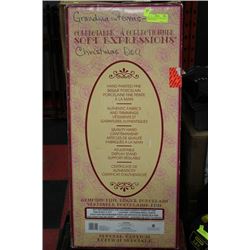 COLLECTABLE SOFT EXPRESSIONS CHRISTMAS DOLL