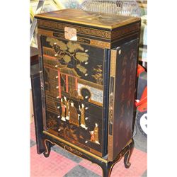 HANDPAINTED CHINESE DESIGN JEWELRY CABINET