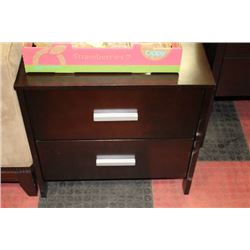 SHOWHOME 2 DRAWER NIGHT STAND X2