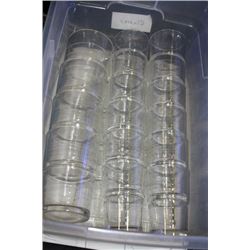 BOX OF ESTATE GLASSES