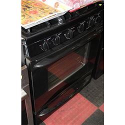 GE PROFILE BLACK 5BURNER DUAL FUEL CONVECTION OVEN