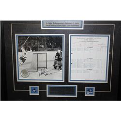 "A NIGHT TO REMEMBER" - FEBRUARY 7, 1976 FRAMED