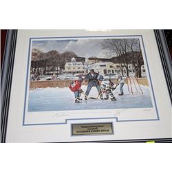 1996 "SATURDAY MORNING RIVALS" W. BURDEN FRAMED