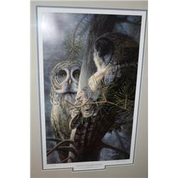 LE PRINT "GHOSTS OF THE NORTH  WOODS" BY SHELLEY