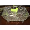Image 1 : PINWHEEL CRYSTAL SQUARE FOOTED BOWL