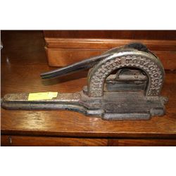 McALPIN TOBACCO CO.  CUTTER