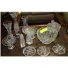 Image 1 : 12 PCES PINWHEEL CRYSTAL INCLUDING 3 COASTERS, 3