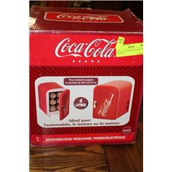 COCA COLA PERSONAL FRIDGE & ADAPTER