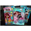 Image 1 : 6 LITTLE MERMAID DOLLS W MOTHER AND BABY DOLL