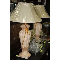 PAIR OF DESIGNER LAMPS