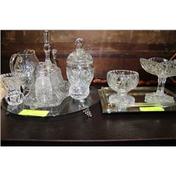 2 TRAY  OF ASST CRYSTAL