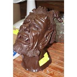 DEMON HEAD SCULPTURE