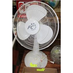 FC TABLE FAN- WHITE