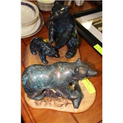 3 BEAR ORNAMENTS