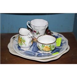 7 PCES OF BONE CHINA INCLUDING ROYAL ALBERT