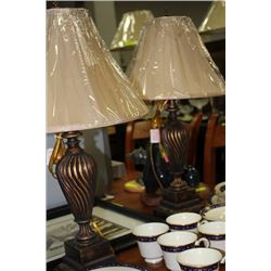 PAIR OF SHOWHOME LAMPS