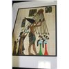 Image 1 : AUTHENTIC EGYPTIAN PAPYRUS ARTWORK - FRAMED -