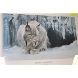 ROBERT BATEMAN FRAMED PICTURE - 2FT. H X 3FT. W
