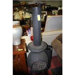VINTAGE WOOD BURNING OUTDOOR STOVE 91"