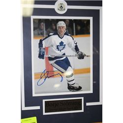 BORGE SALMING SIGNED HOCKEY PHOTO