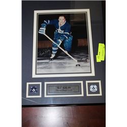 RED KELLY SIGNED HOCKEY PHOTO