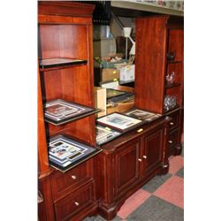 3-PIECE SOLID WOOD WALL UNIT