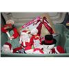 Image 1 : LARGE TOTE OF CHRISTMAS SANTAS AND FROSTYS AND