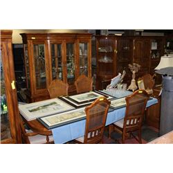 SKLAR PEPPLER SOLID WOOD DINING SET WITH TABLE &