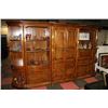 Image 1 : 5 PIECE SKLAR PEPPLER SOLID WOOD WALL UNIT
