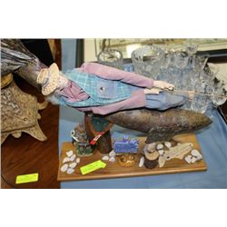 FOLK ART FISHING SCENE DESIGN BY BECKY HOLLOWAY