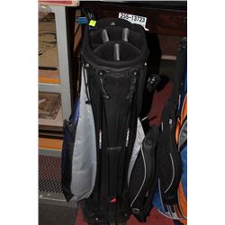 ADAM'S GOLF BAG W/ WILSON PUTTER & T'S