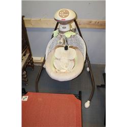 FISHER PRICE BABY SWING W/ SOUNDS & MOBILE