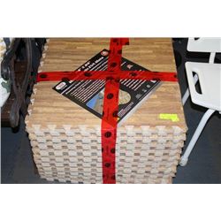 BUNDLE OF 40 WOOD GRAIN FOAM FLOOR TILES