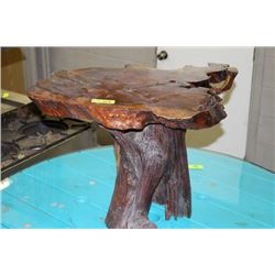 WOOD TREE END TABLE