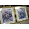 Image 1 : PAIR OF LTD ED SIGNED FLORAL PRINTS BY LENA LILI