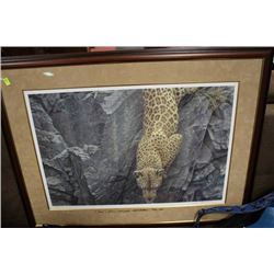 ROBERT BATEMAN CHEETAH LTD ED 178/450 SIGNED PRINT