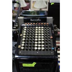 VINTAGE BURROUGHS ADDING MACHINE