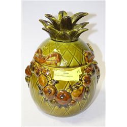 1965 PINEAPPLE COOKIE JAR