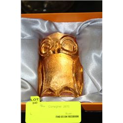 NACHTMANN ORANGE CRYSTAL OWL