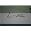 Image 3 : "IAN D. MILLER" SIGNED LIZ LESPERANCE FRAMED PRINT