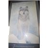 Image 1 : WOLF FRAMED PICTURE - 3FT H X 2FT W