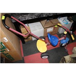 RADIO FLYER TRICYCLE W/ PUSH HANDLE