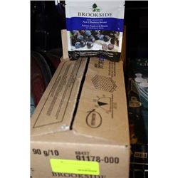 BOX: 10-90G BROOKSIDE DRK CH  ACAI & BLUBERRY