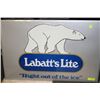 LABBATT LITE METAL BEER SIGN