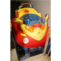 BABY ACTIVITY CAR CENTRE WITH BOUNCING WHEELS,