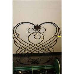 WROUGHT IRON CANDLE HOLDER