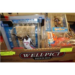 BOX OF ASSORTED MCFARLANE FIGURINES