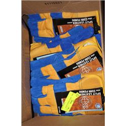 4 PAIR BOB DALE WORK GLOVES